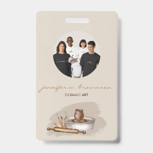 Hunde Süße Blumen Foto Konferenz Ausweis