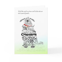 Hunde-Sympathie-Karte - Alle Wörter ausschalten
