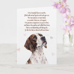 Hunde-Sympathie-Pointer-Jagdhund  Karte