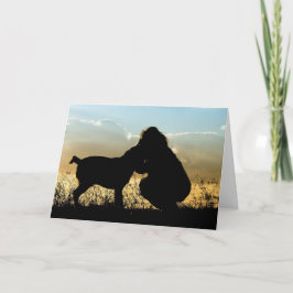 Hunde Sympathy-Card-Gedenkgedicht Rainbow's End Ge Karte