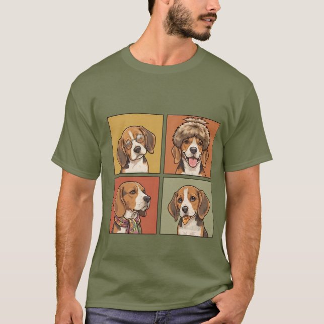 Hunde T-Shirt (Vorderseite)