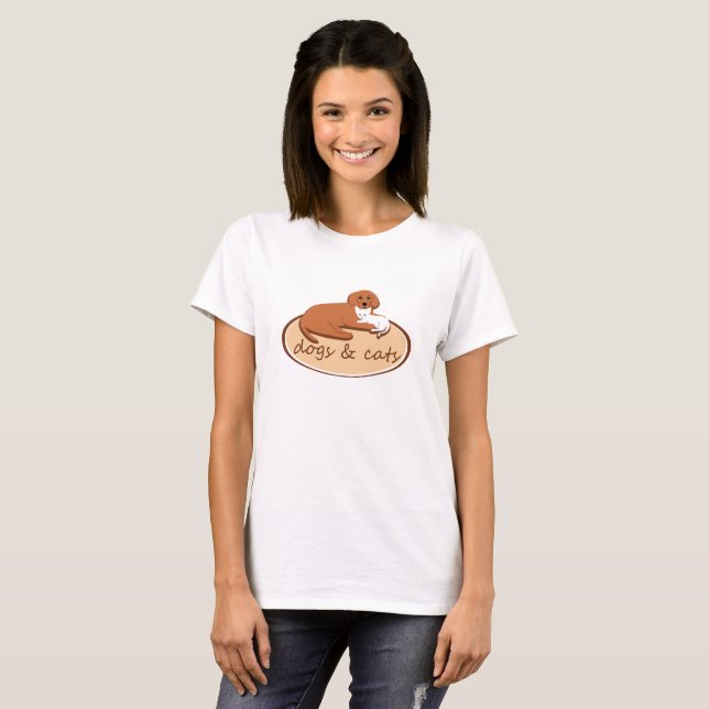 Hunde T-Shirt (Vorne ganz)