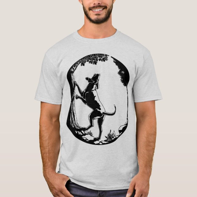 Hunde T - Shirt Plus Größe Jagd Hundeshirt (Vorderseite)
