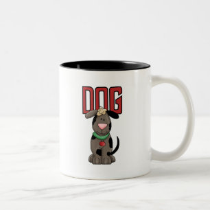 Hunde T - Shirt und Geschenke Zweifarbige Tasse