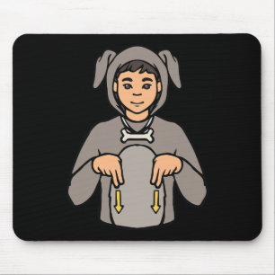 Hunde Tier ASL Handgesture Tod Hörverlust im Krieg Mousepad