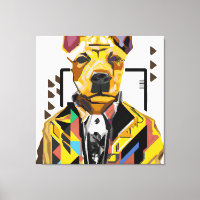 Hunde tragen einen Anzug: Digitale Kunst