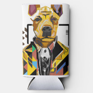Hunde tragen einen Anzug: Digitale Kunst Selters Dosenkühler
