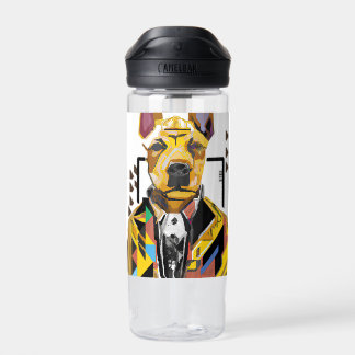 Hunde tragen einen Anzug: Digitale Kunst Trinkflasche
