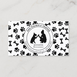 Hunde-Trainer Simple Paws Visitenkarte
