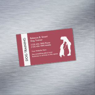 Hunde-Trainings-Geschäftskartenmagnet Magnetische Visitenkarte