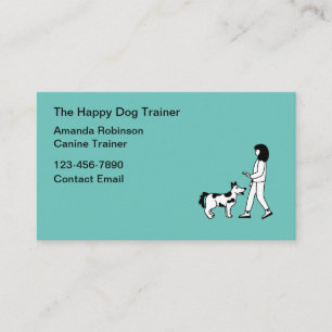 Hunde-Trainingslehrer Visitenkarte