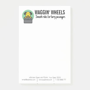 Hunde Transport Business Custom Post-it Klebezettel