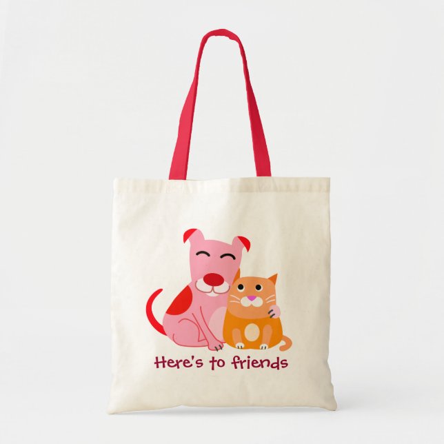 Hunde-u. Katzen-Freunde Tragetasche (Vorne)