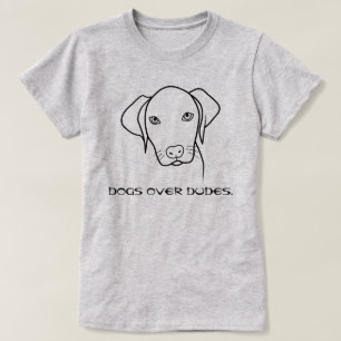 Hunde über Typen Weimaraner T-Shirt