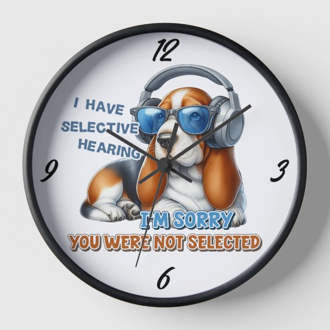 Hunde Uhr (Vorderseite)