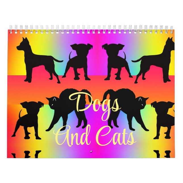 Hunde und Katzen 12 Monate Kalender (Titelbild)