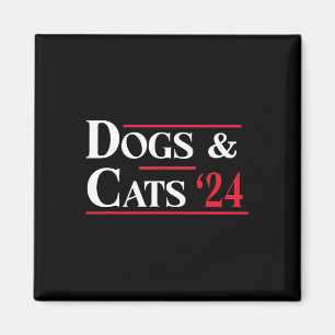 Hunde und Katzen 2024 essen die Hunde Magnet