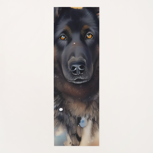 Hunde und Katzen AI Art Yoga Mat Yogamatte (Vorderseite)
