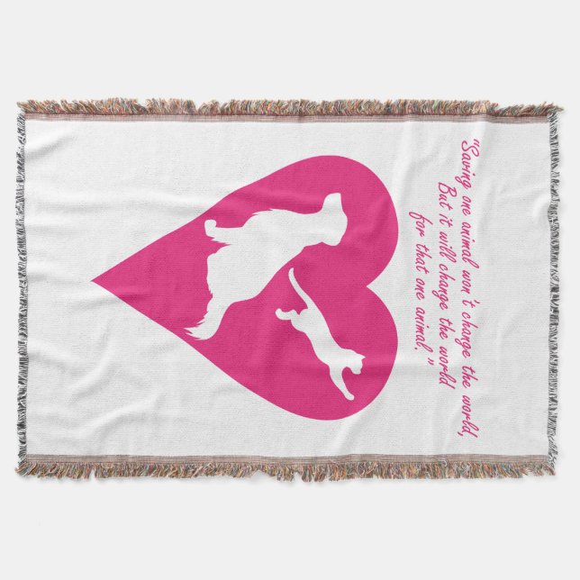 Hunde und Katzen Decke (Vorderseite)