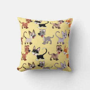 Hunde und Katzen Kissen