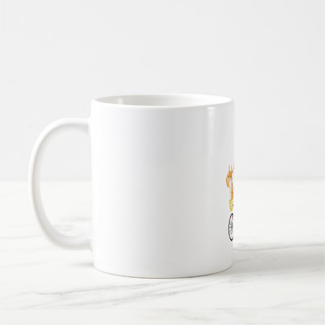 Hunde und Katzen mit dem Fahrrad Kaffeetasse (Links)