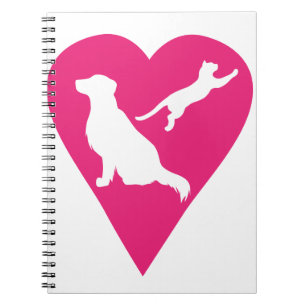 Hunde und Katzen Notizblock