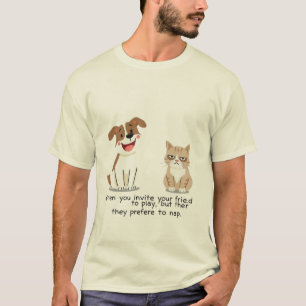 Hunde und Katzen T-Shirt