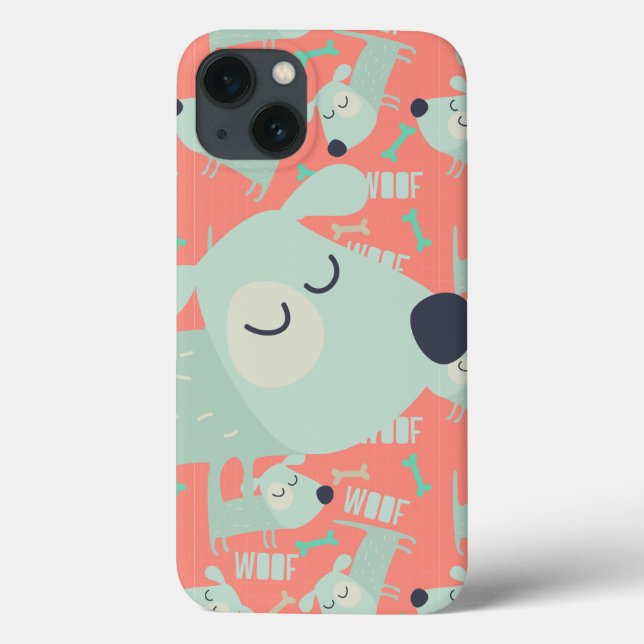 Hunde und Knochen Case-Mate iPhone Hülle (Rückseite)