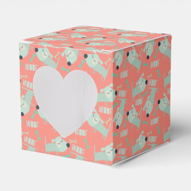 Hunde und Knochen Geschenkschachtel (Vorderseite)