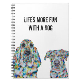 Hunde und Labrador Notebook 6,5" x 8,75" Notizblock