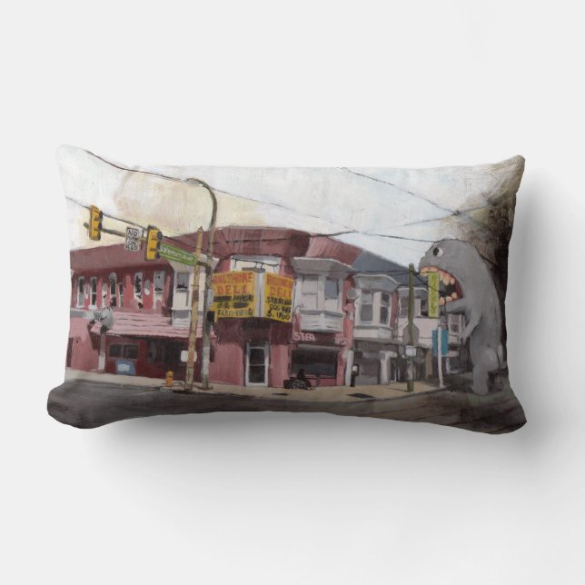 Hunde-und Monster-Kissen Lendenkissen (Vorderseite)