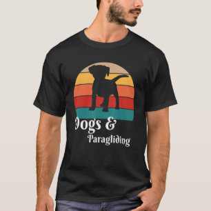 Hunde und Paragliding T-Shirt