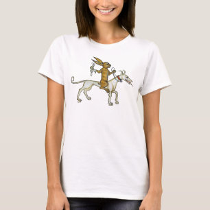 Hunde und Schnecke T-Shirt