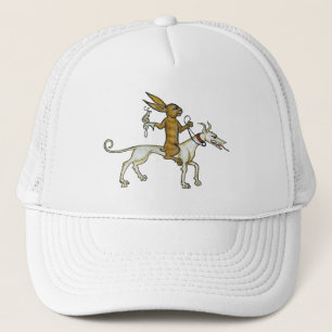 Hunde und Schnecke Truckerkappe