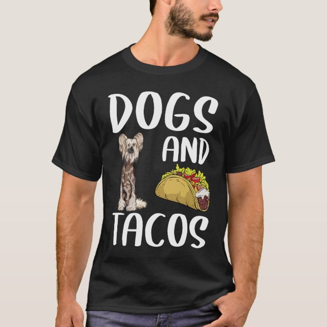 Hunde und Tacos-Chinesisch gekochte mexikanische K T-Shirt (Vorderseite)