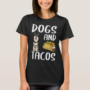 Hunde und Tacos Finnischer Lapphund Mexikanisches T-Shirt