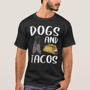 Hunde und Tacos Kerry Blue Terrier mexikanische Kü T-Shirt
