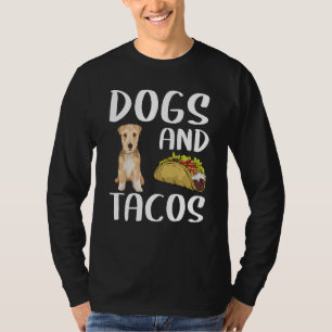 Hunde Und Tacos Lakeland Terrier Mexikanisches Ess T-Shirt