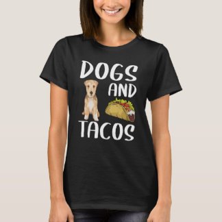 Hunde Und Tacos Lakeland Terrier Mexikanisches Ess T-Shirt