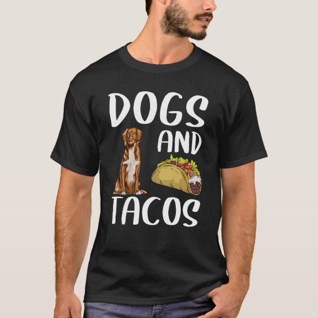 Hunde und Tacos Nova Scotia Duck Tolling Retriever T-Shirt (Vorderseite)