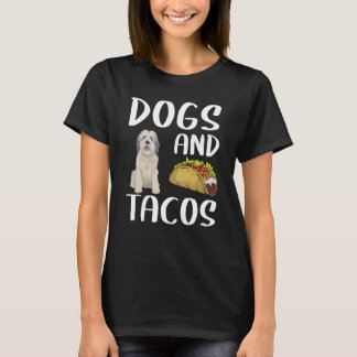 Hunde und Tacos polnisches Niederland Schafhund me T-Shirt