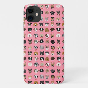 Hunde-Valentine-Gesichtspattern Case-Mate iPhone Hülle