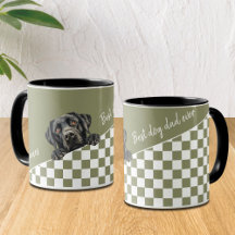Hunde Vater Checkered Sage Olive Black Labrador Cu