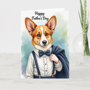 Hunde-Vater Fliege Karte