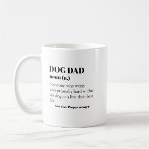 Hunde Vater Funny Definition Word Noun Geschenk Va Kaffeetasse