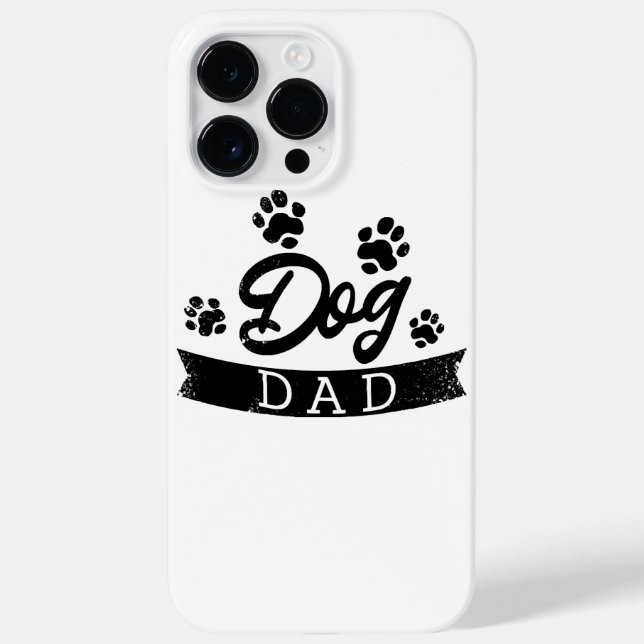 Hunde Vater Funny Design - Geschenkidee für Hundeb Case-Mate iPhone Hülle (Rückseite)