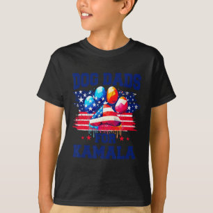 Hunde Vater für Kamala sie essen die Hunde Trump D T-Shirt