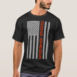 Hunde Vater geben Vatertag U.S. Flag Pride T-Shirt