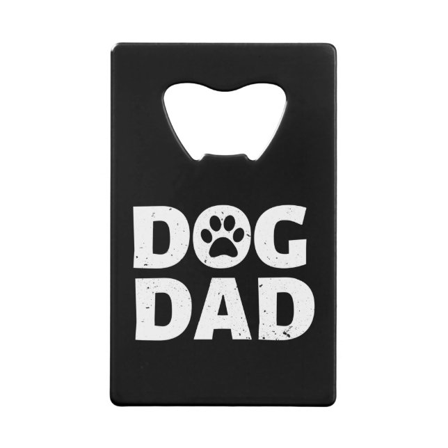 Hunde-Vater Geldbeutel Flaschenöffner (Vorderseite)