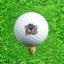 Hunde-Vater-Geschenk Golfball